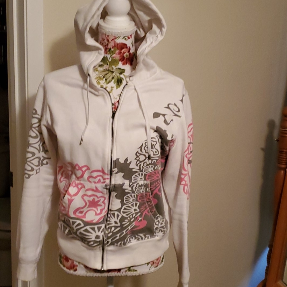 Zip front hoodie